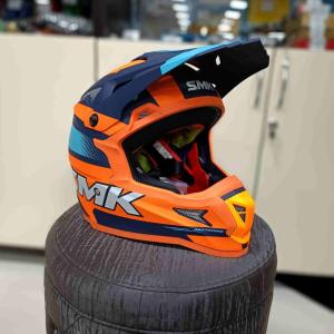 Шлем мото SMK ALLTERRA X-THROTTLE, цвет оранжевый/синий (2XL) 
