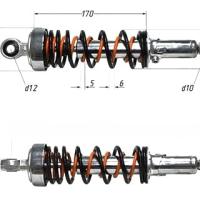 Амортизатор задний /D-12mm,d-10mm,L-330mm/две пружины/
