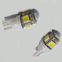 Лампа панели приборов без цоколя светодиодная LED T10-5 12V/пара/