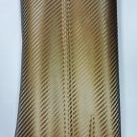 Карбон 3D Carbon Fiber Sticker виниловая пленка,золотой,152x60см