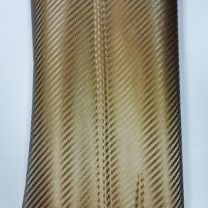 Карбон 3D Carbon Fiber Sticker виниловая пленка,золотой,152x60см